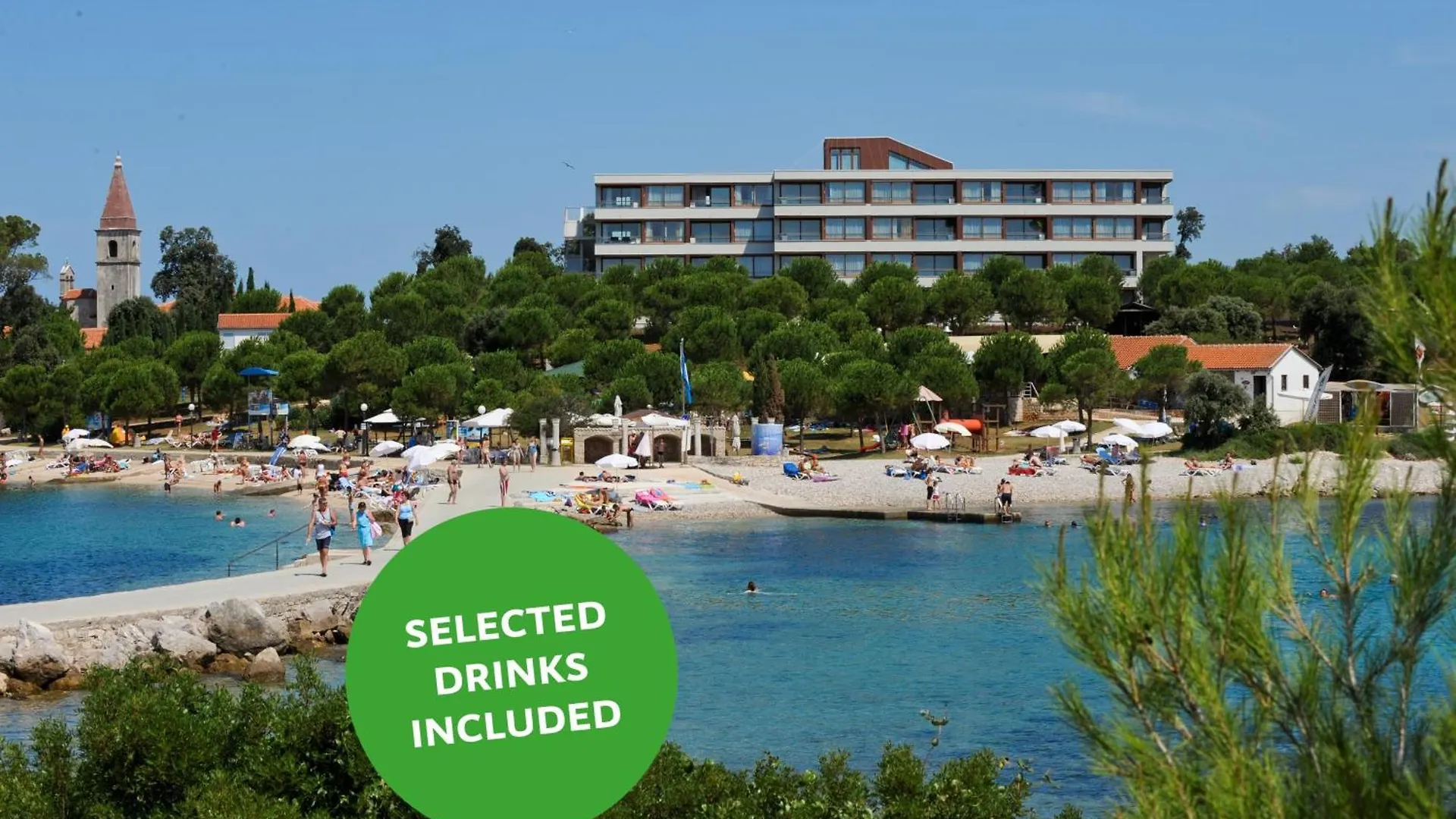 Maistra Select All Suite Island Hotel Istra location